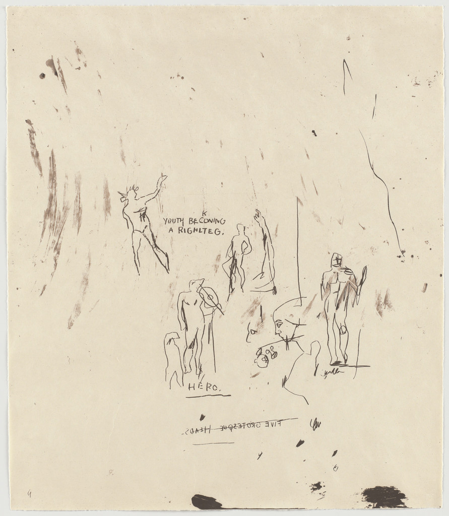 Untitled, From Leonardo by Jean-Michel Basquiat