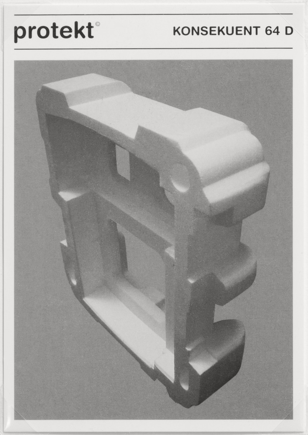 Paul Kirps. protekt, universal protection set, Postcard. 2002-03
