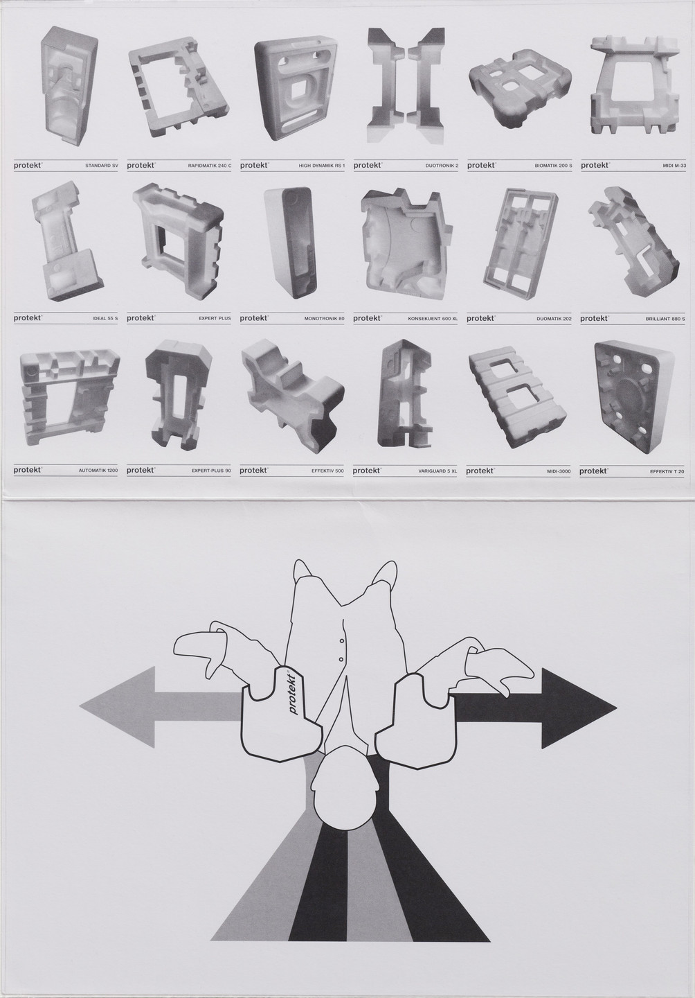 Paul Kirps. protekt, universal protection set, Folio. 2002-03