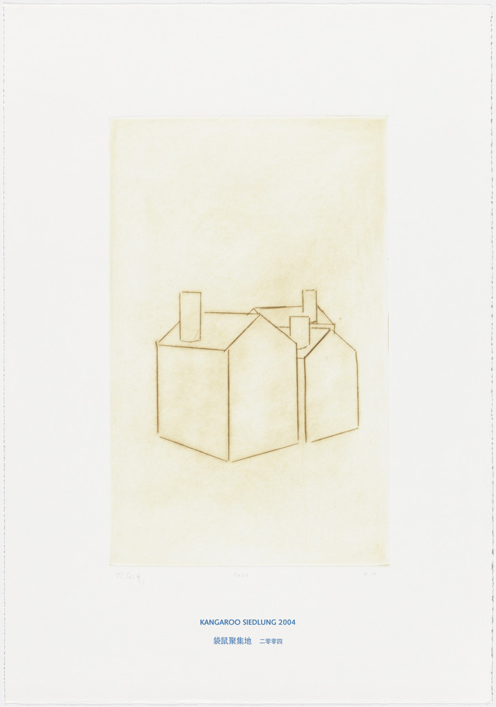 Kangaroo Settlement 2004 (Kangaroo Siedlung 2004) from Architecture Models 1980-2006 (Architektur Modelle 1980-2006)