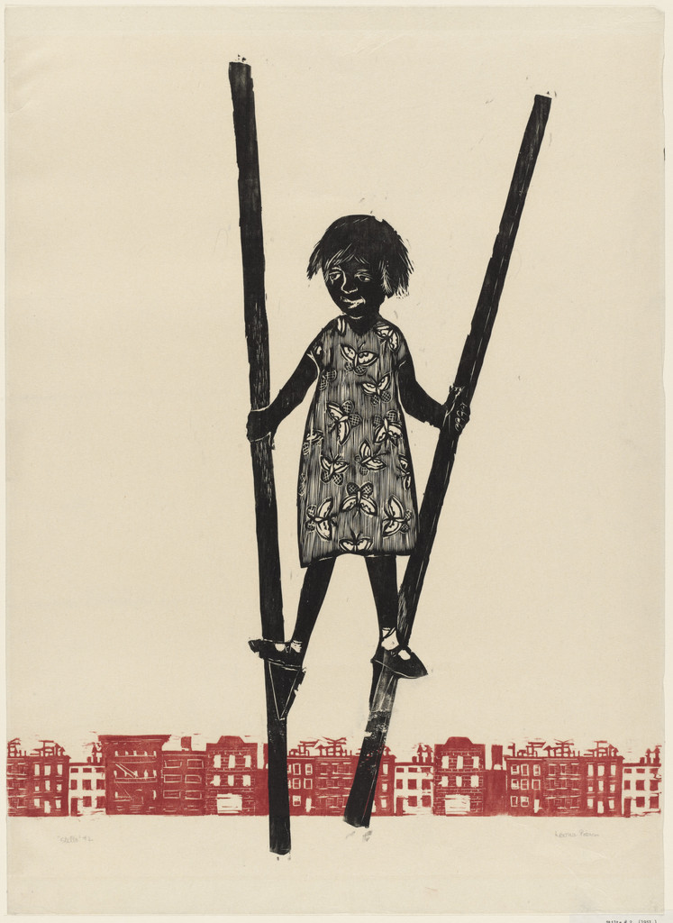 Stilts #2, Leona Pierce, 1951