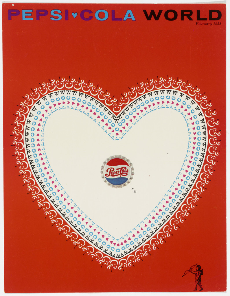 Artist's Proof for the cover of Pepsi-Cola World, February, 1958
