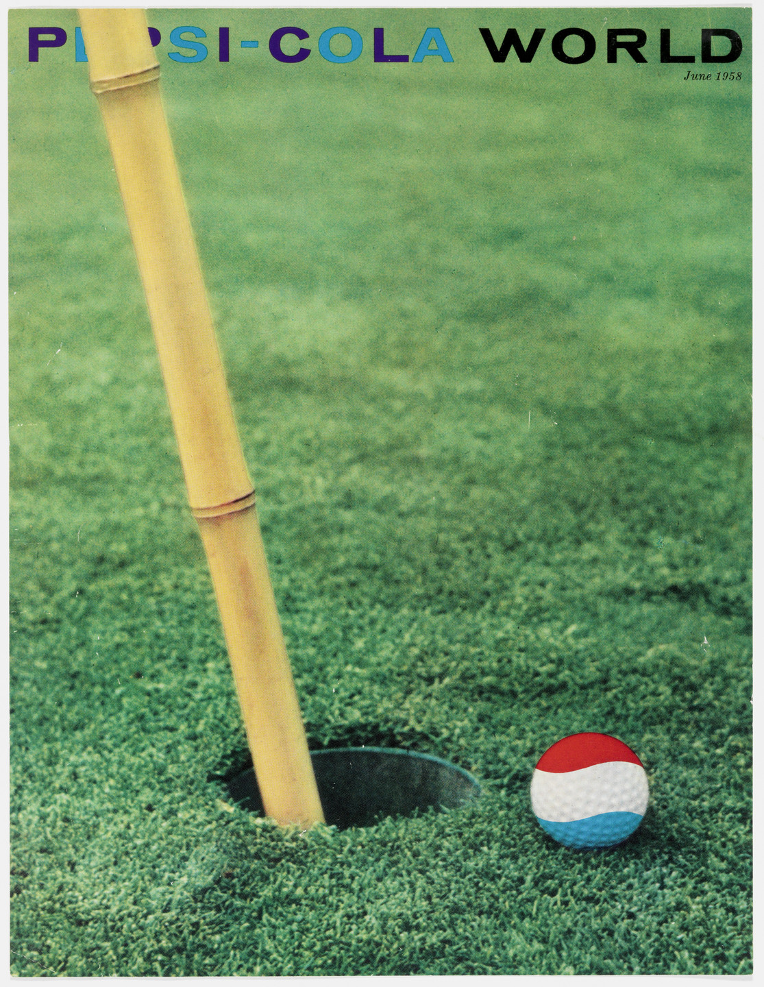 Robert Brownjohn, Ivan Chermayeff, Thomas Geismar. Cover of Pepsi-Cola World, June, 1958. 1958