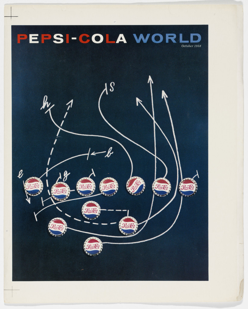 Artist's Proof for the cover of Pepsi-Cola World, October, 1958