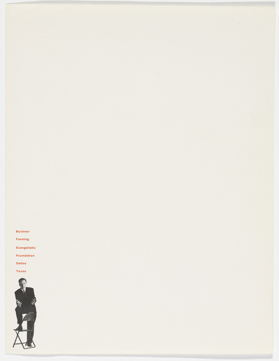 Robert Brownjohn. Buckner Fanning Evangelistic Foundation. 1950s