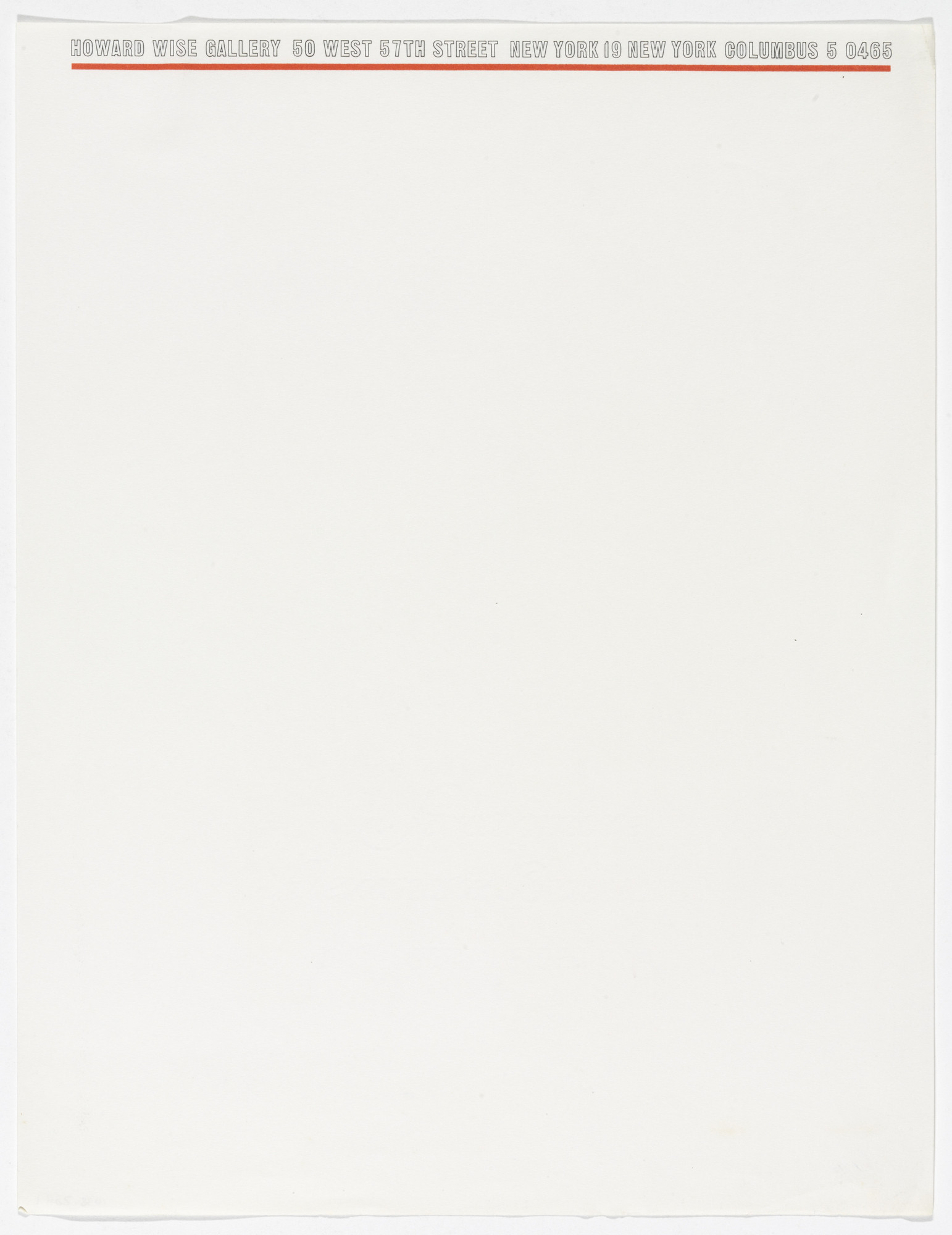 Robert Brownjohn. Howard Wise Gallery