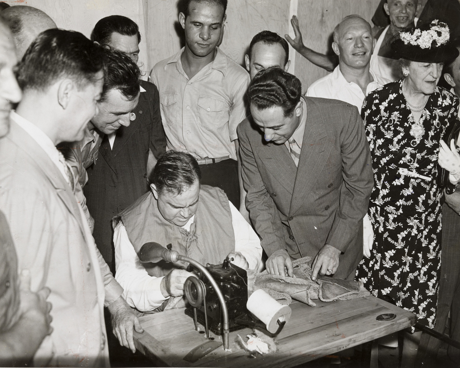 The New York Times. "The First Stitch in Seamen's Fur Vest Project". July 1942