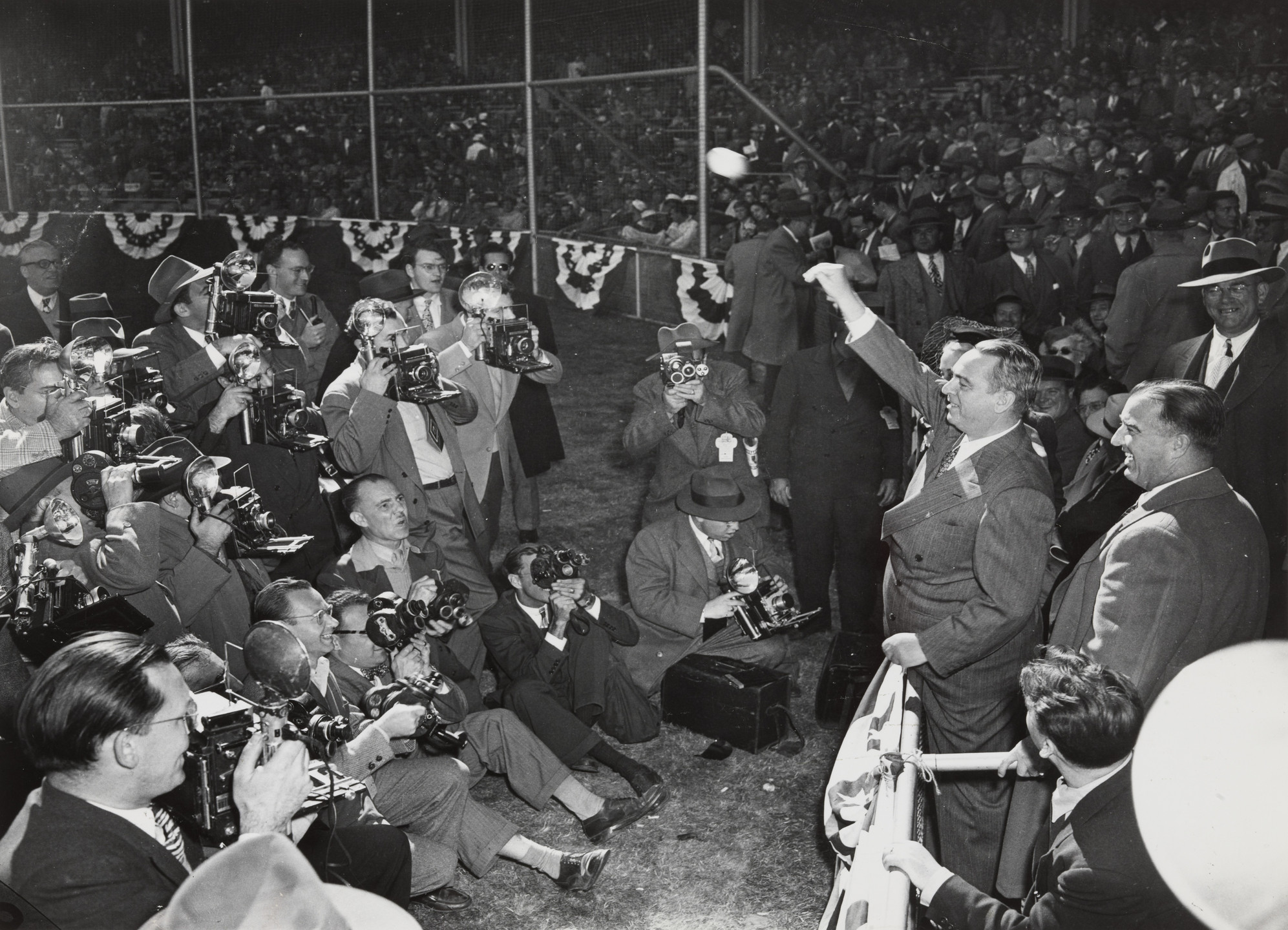 The New York Times. Press Photographers at Work. 1949