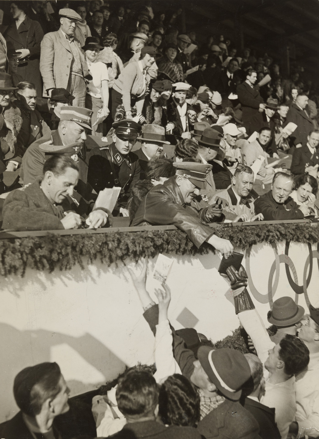 Times Wide World Photos. &#34;Official Souvenirs of the Fourth Winter Olympics&#34;. c. 1936