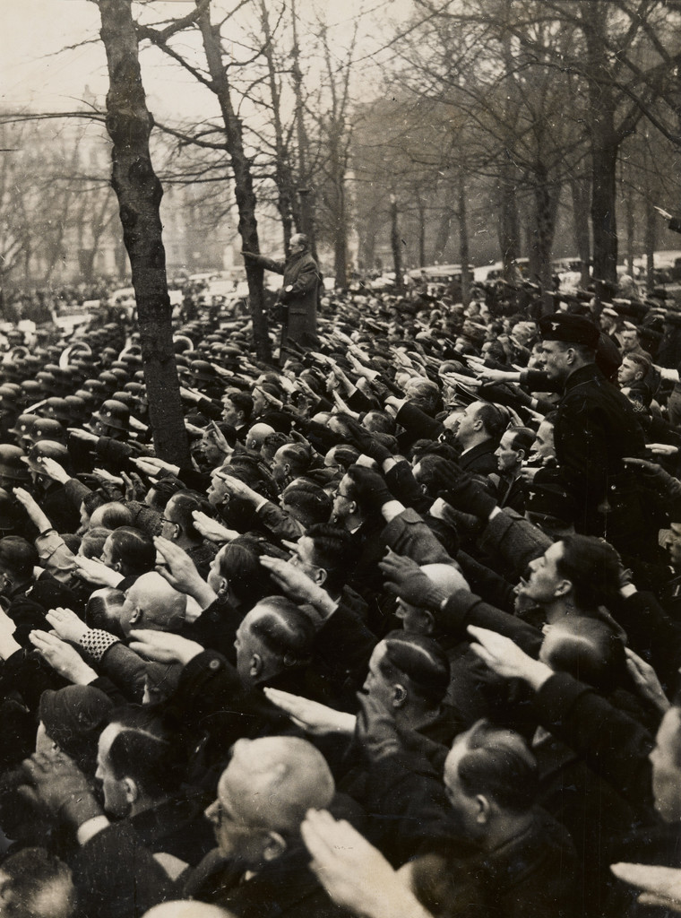 Citizens of Berlin Greeting the Reichsführer