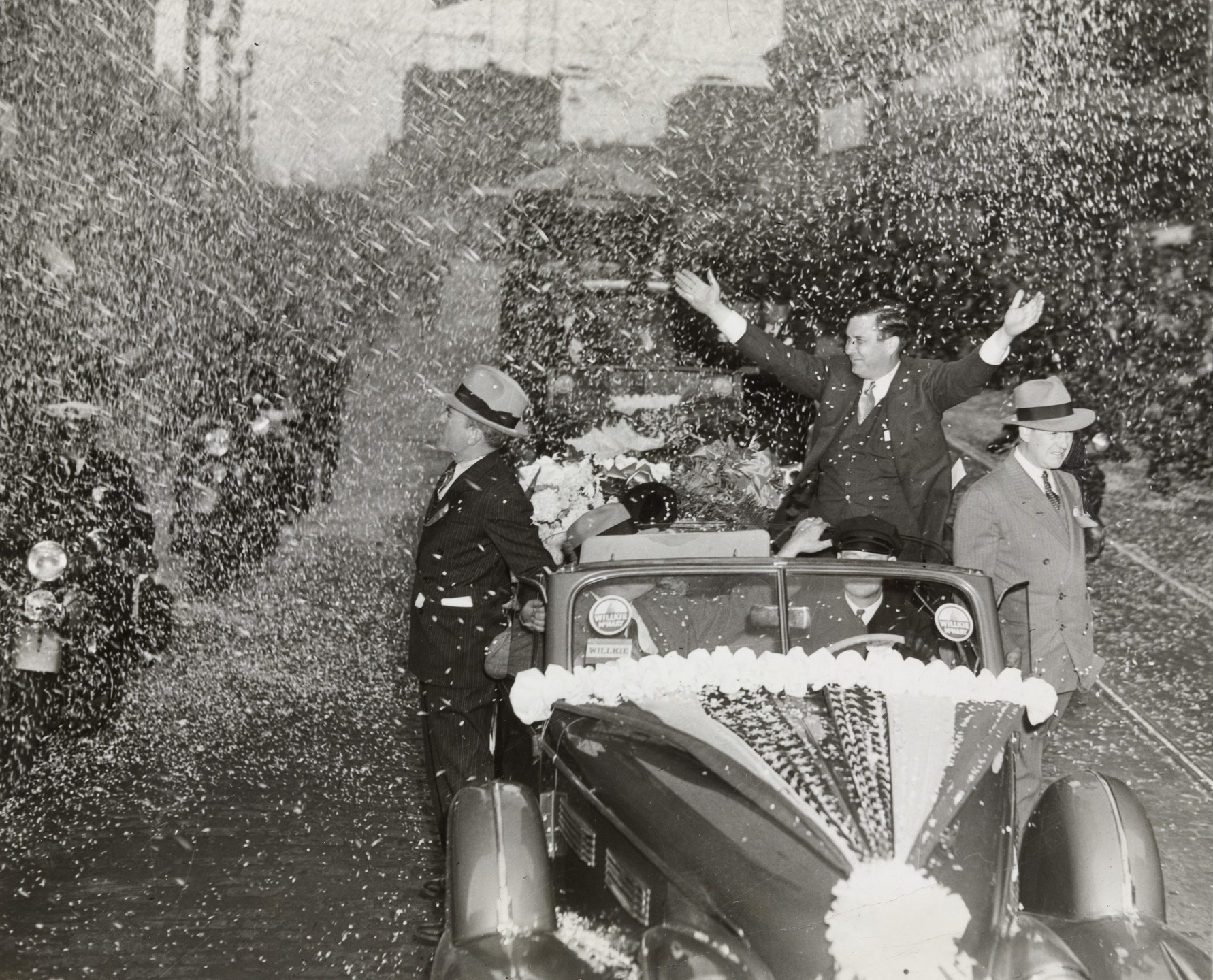International News Photos Inc.. &#34;Wendel Wilkie, Campaigning in the Midwest&#34;. October 27, 1940