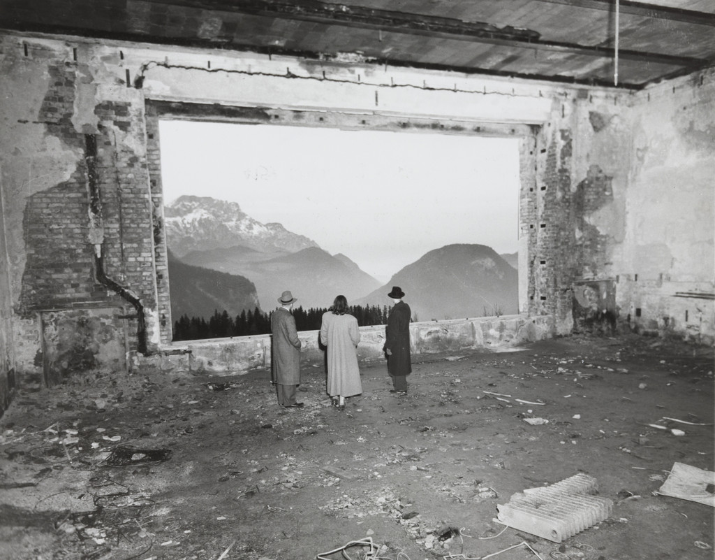 "Hitler's Reception Hall Today"