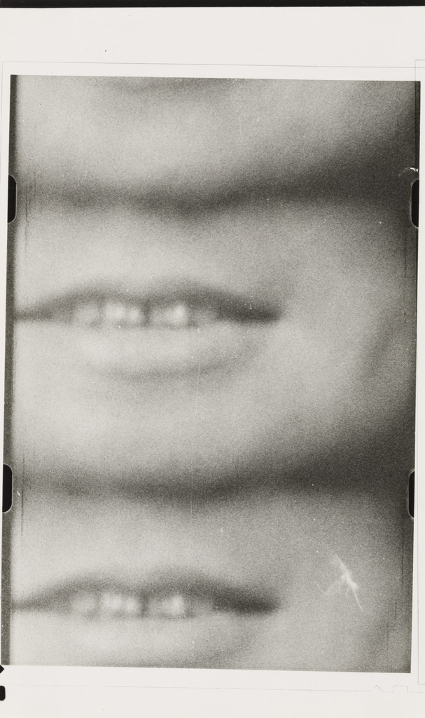 Stills from Mieko Shiomi's Disappearing Music for Face