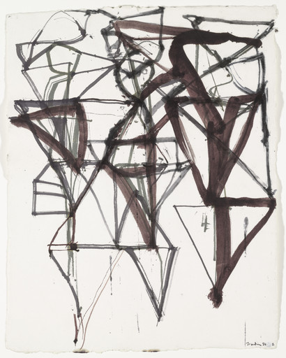 Brice Marden. Drawing 2 Hydra. 1986
