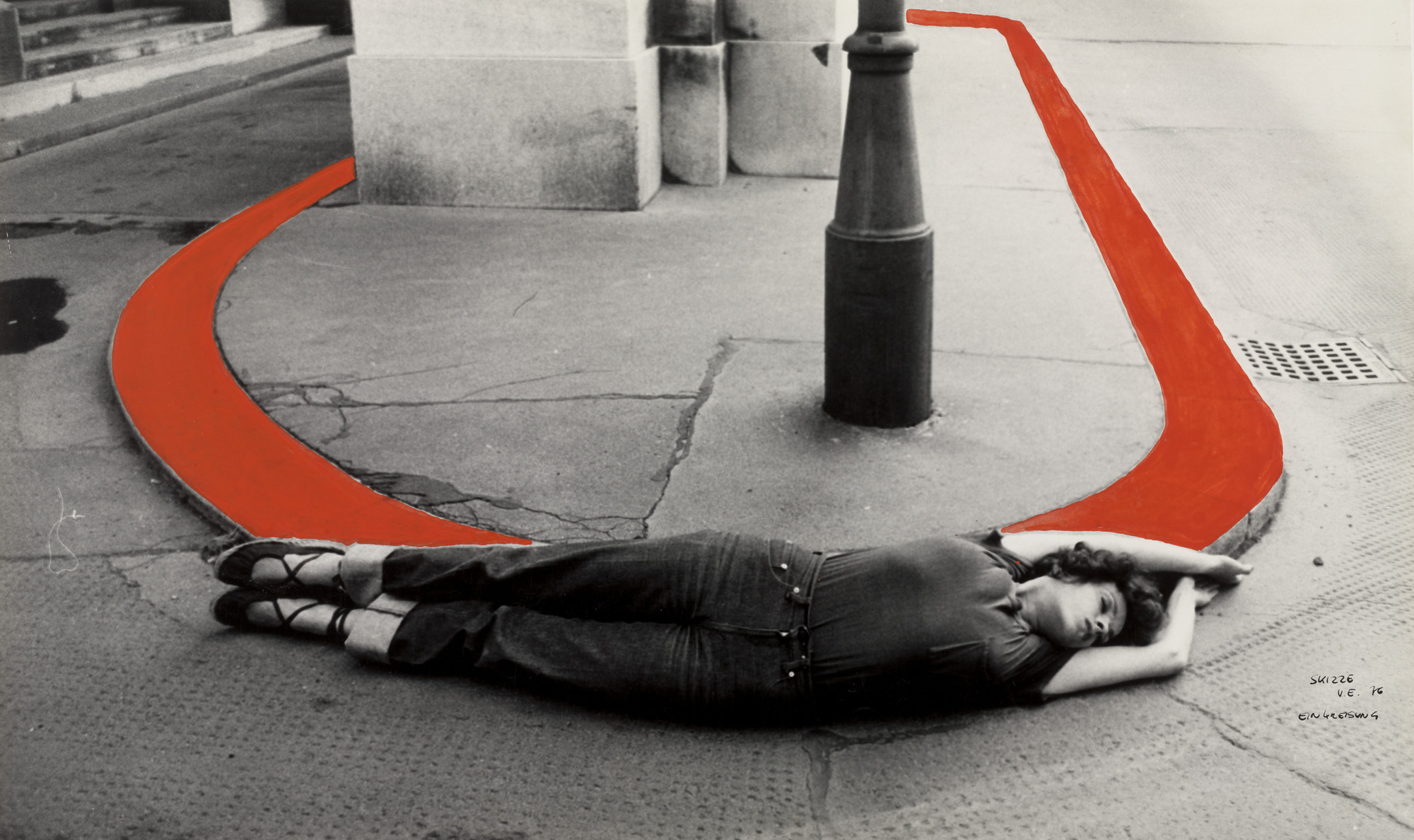 VALIE EXPORT. Encirclement from the series Body Configurations. 1976