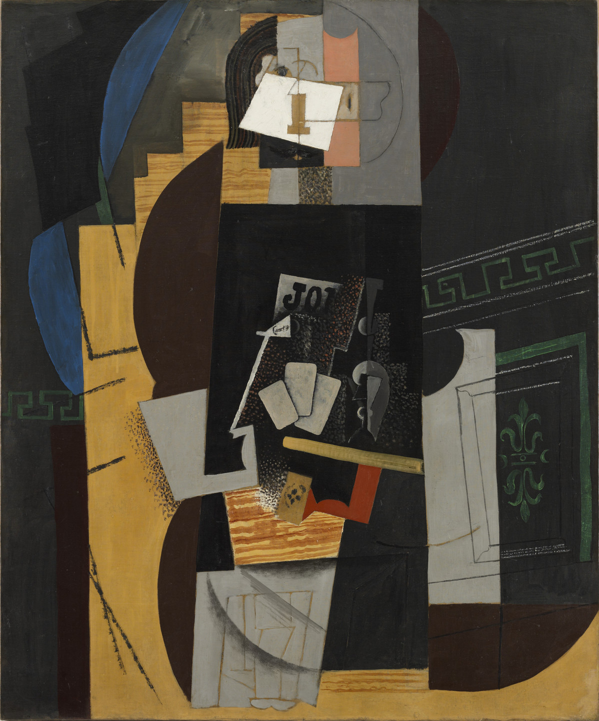 Pablo Picasso. Card Player. Paris, winter 1913-14
