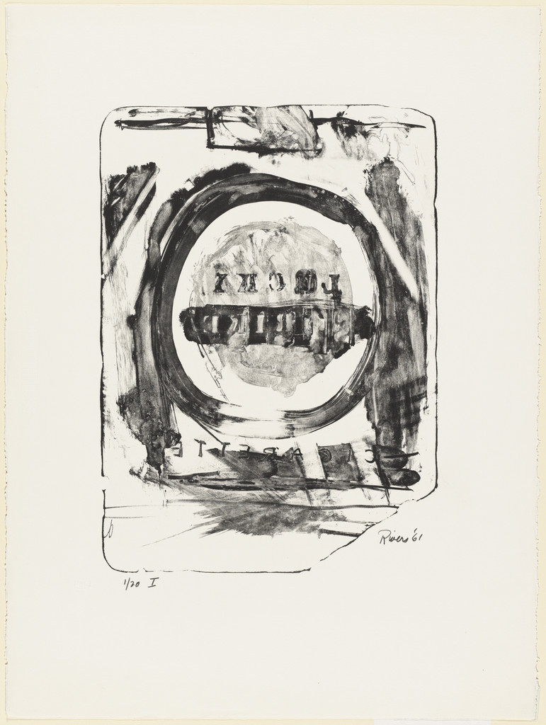 Larry Rivers, Lucky Strike in the Mirror (Lucky Strike I), 1961, Museum of Modern Art
