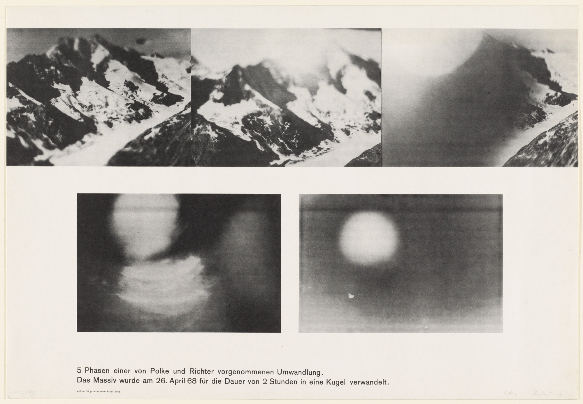 Gerhard Richter, Sigmar Polke. Metamorphosis (Umwandlung). 1968