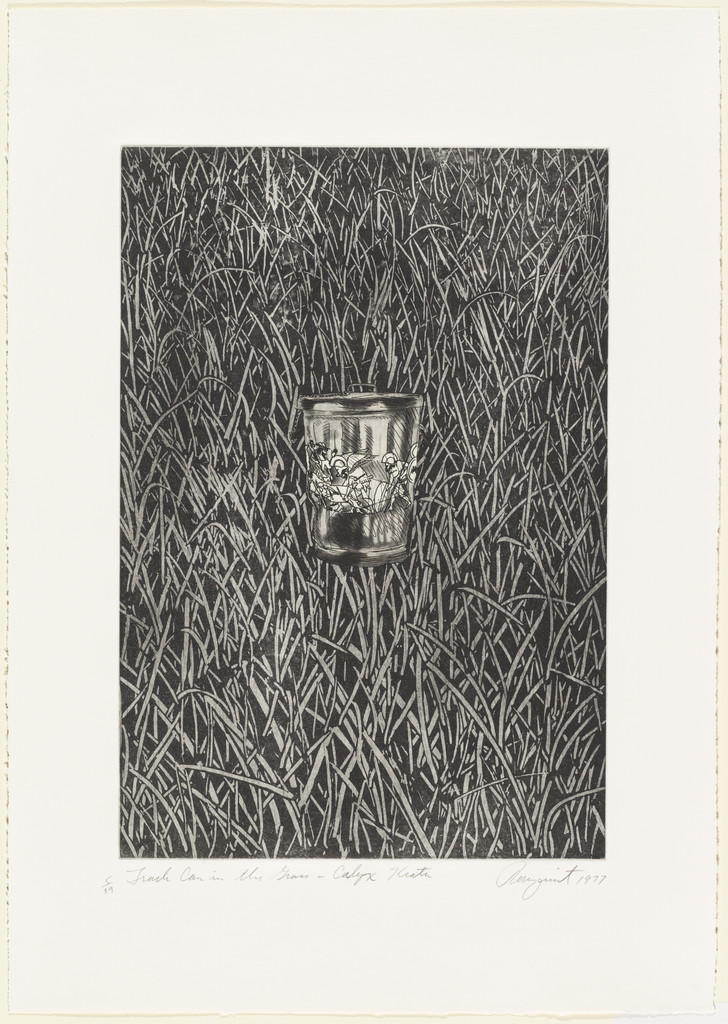Trash Can in the Grass Calyx-Krater, James Rosenquist, 1977