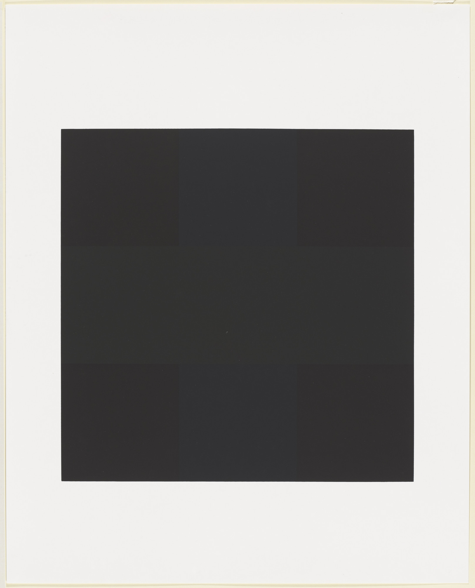 Ad Reinhardt. Untitled from Graphik USA