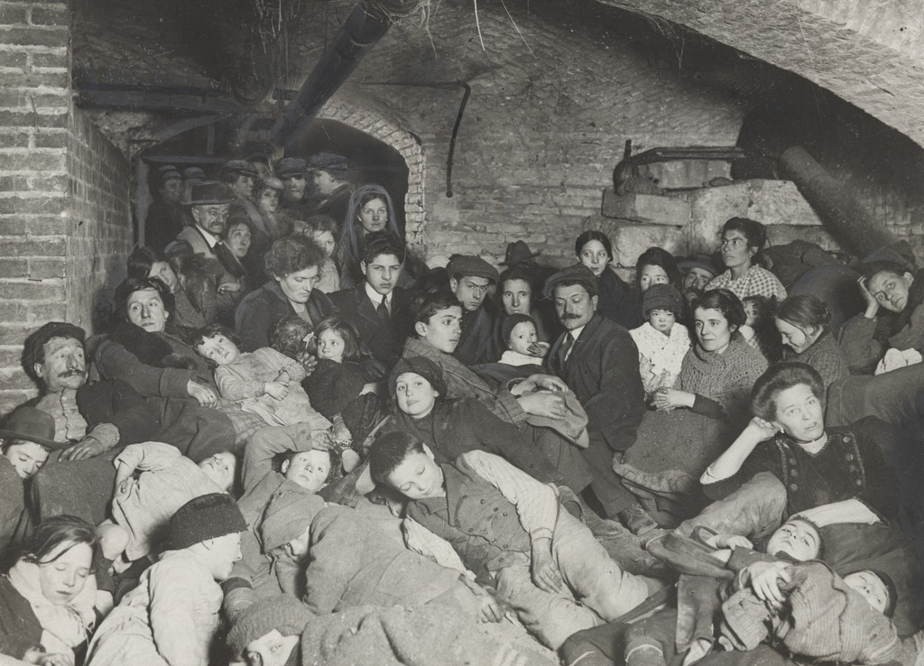 "During the Recent Bombardment of Padua" by French Pictorial Service