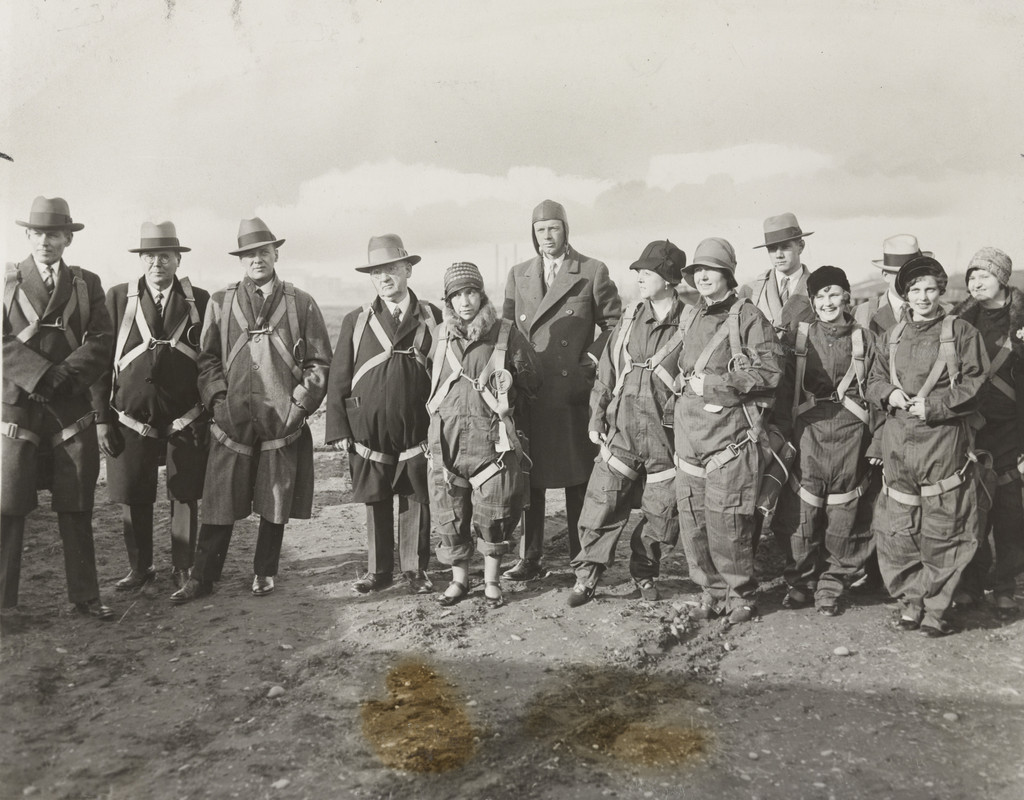 "Colonel Lindbergh Teaching 'Airmanship' to America"