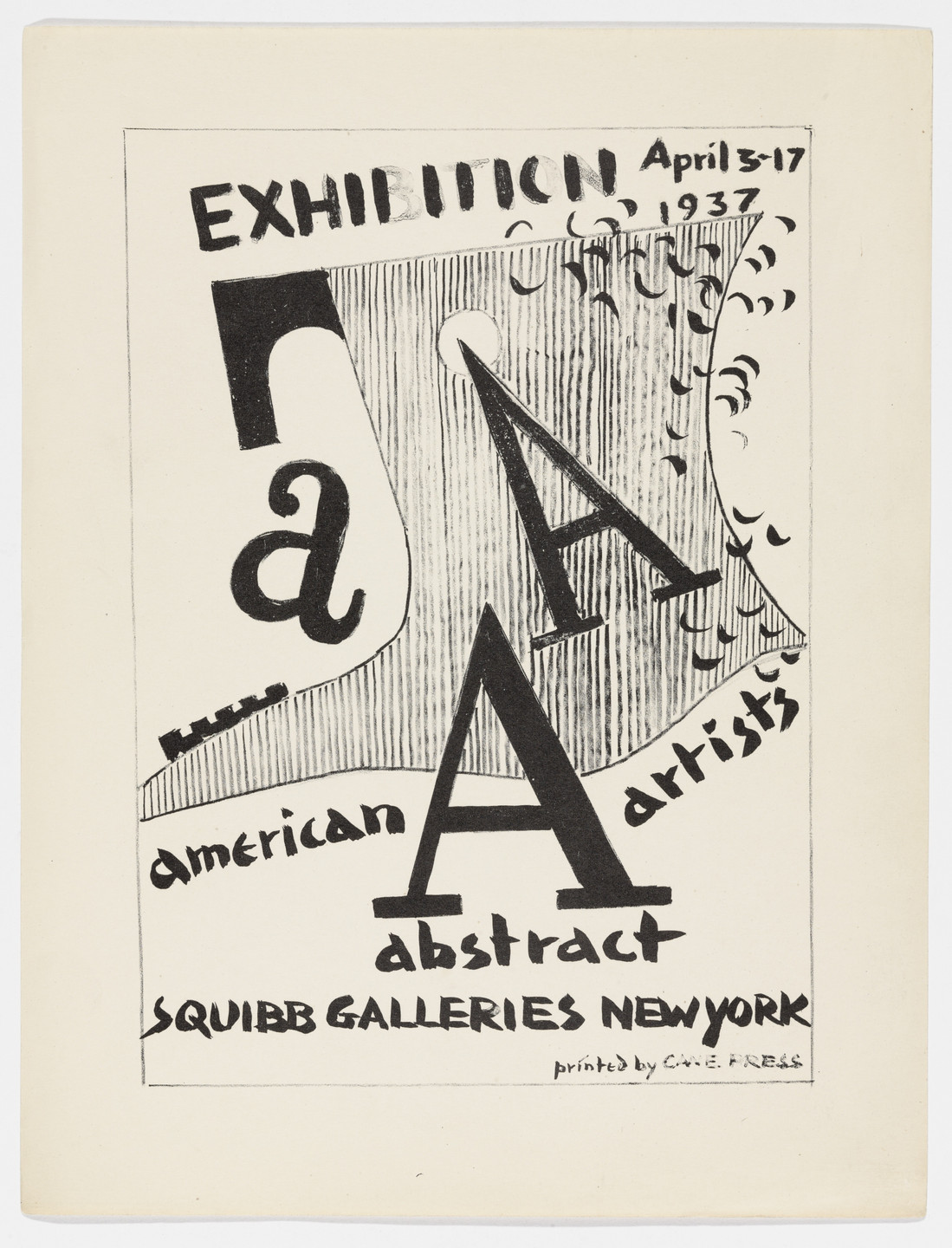 Werner Drewes. Untitled from American Abstract Artists. 1937