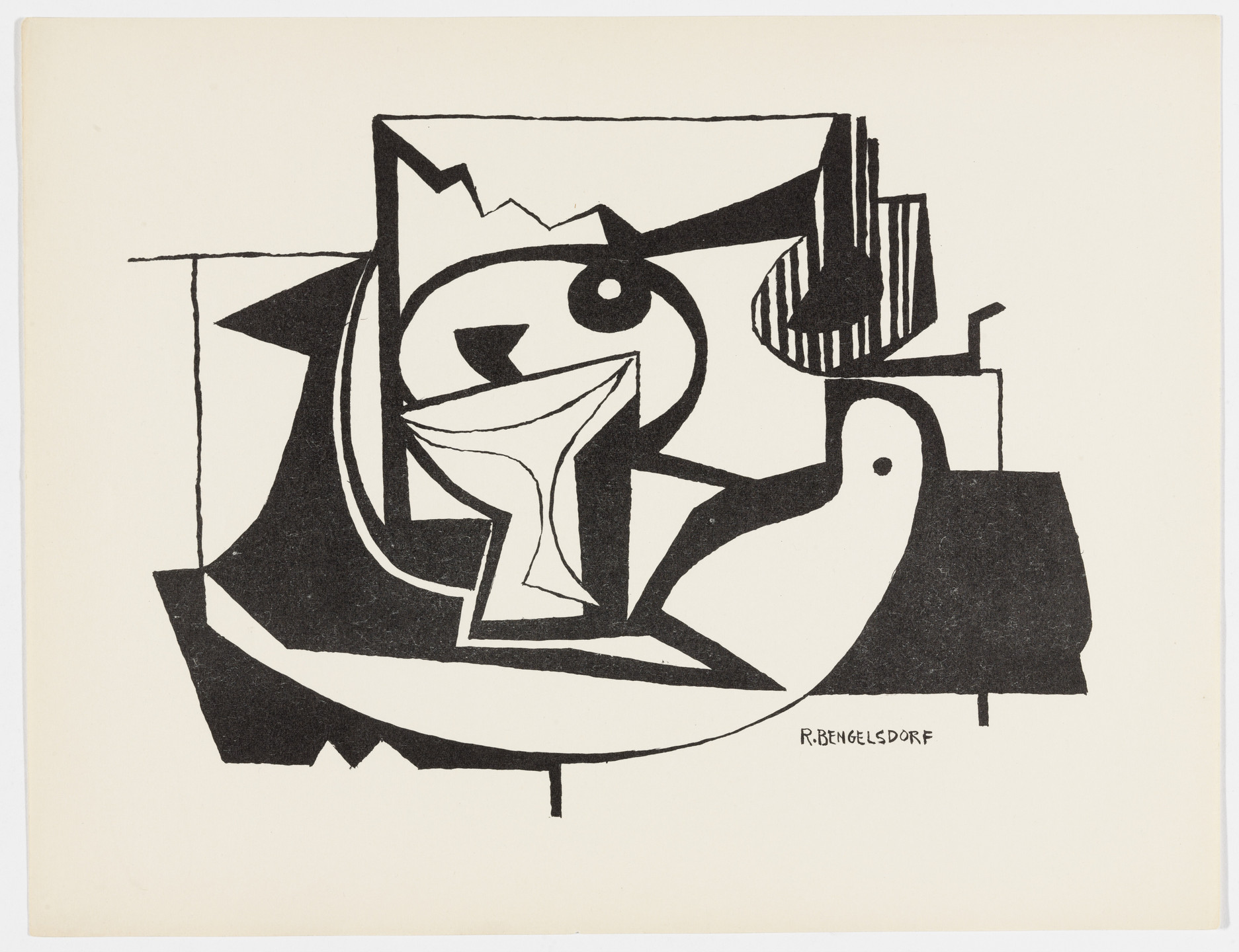 Rosalind Bengelsdorf. Untitled from American Abstract Artists. 1937
