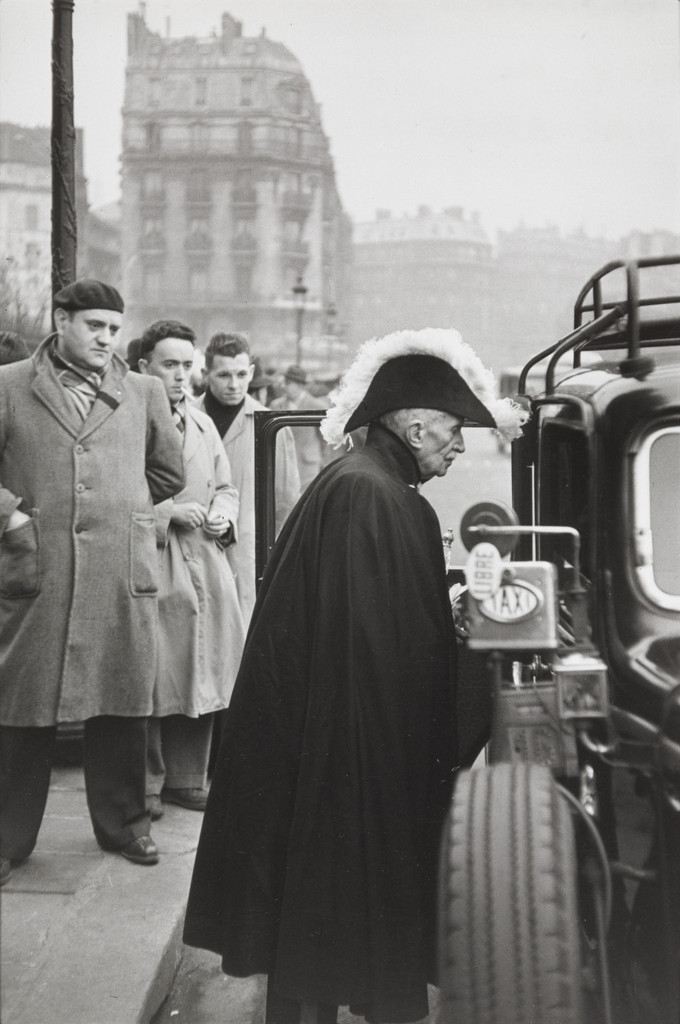 A Member of the French Academy on his Way to a Ceremony at Notre Dame
