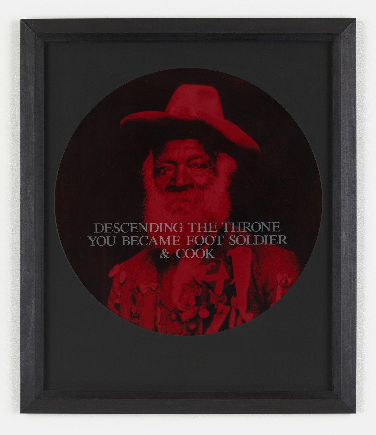 Carrie Mae Weems. Descending the Throne You Became Foot Soldier &amp; Cook. 1995-96