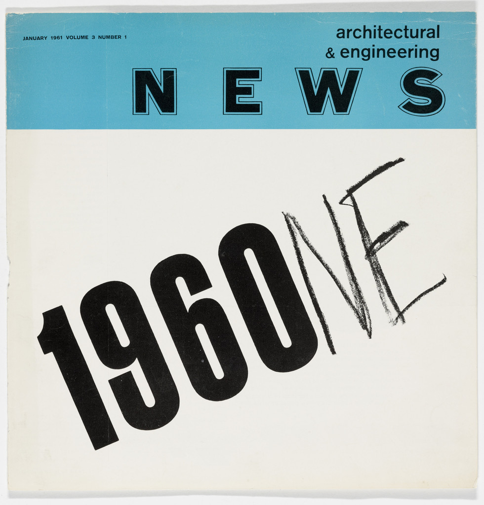 Cover of Architectural and Engineering News, January 1961