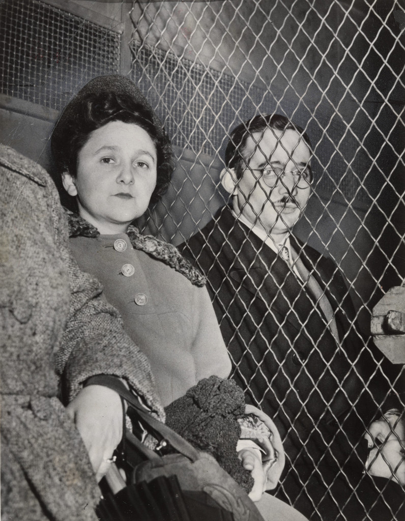Ethel and Julius Rosenberg on Their Way to Jail in New York