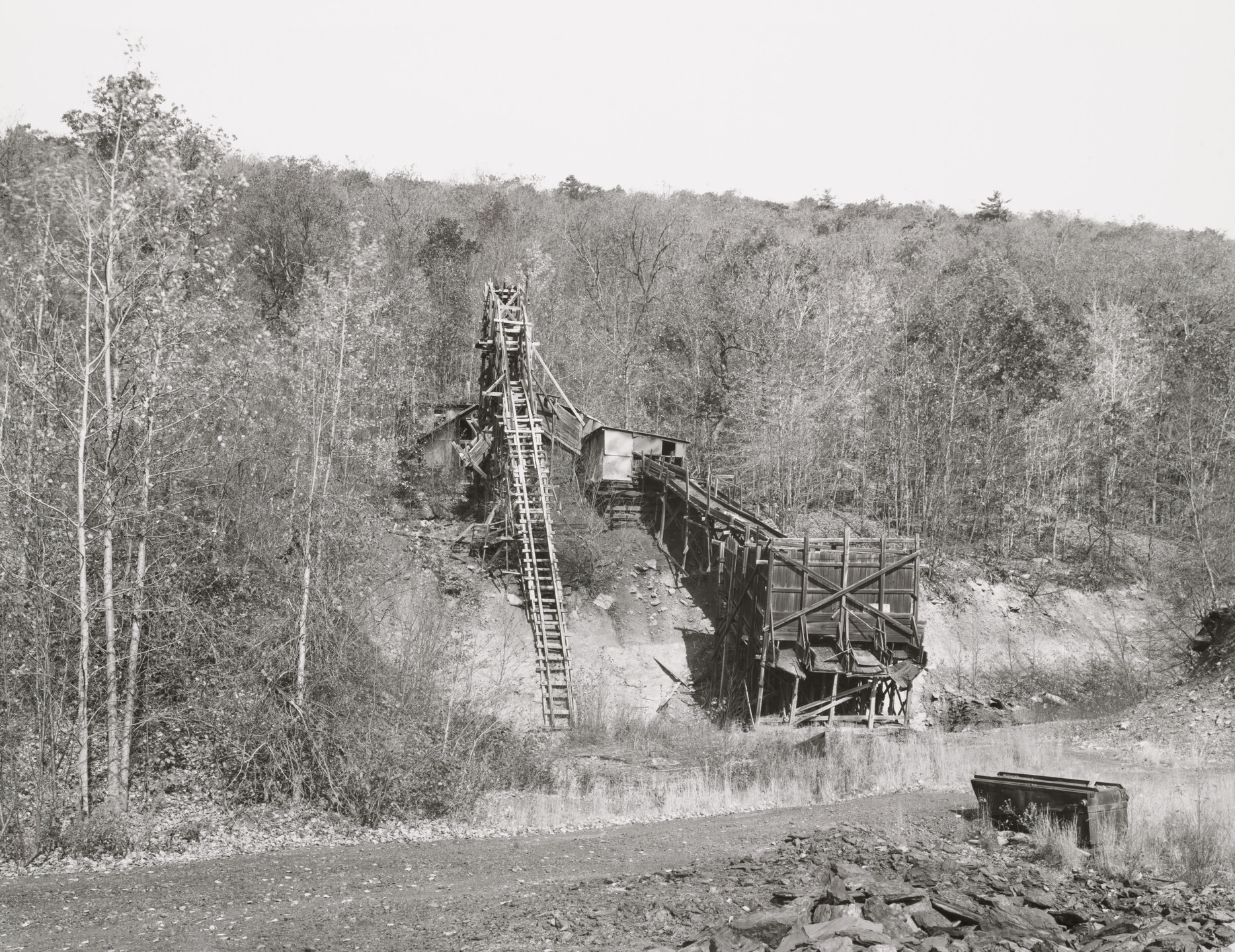 Bernd Becher, Hilla Becher. Coal Mine, Bear Valley, Schuylkill County, Pennsylvania, United States. 1974