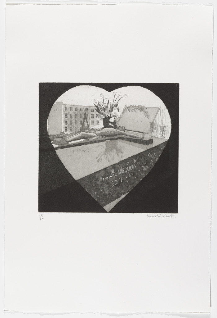 Edith Piaf (plate 19) from Le Pére Lachaise