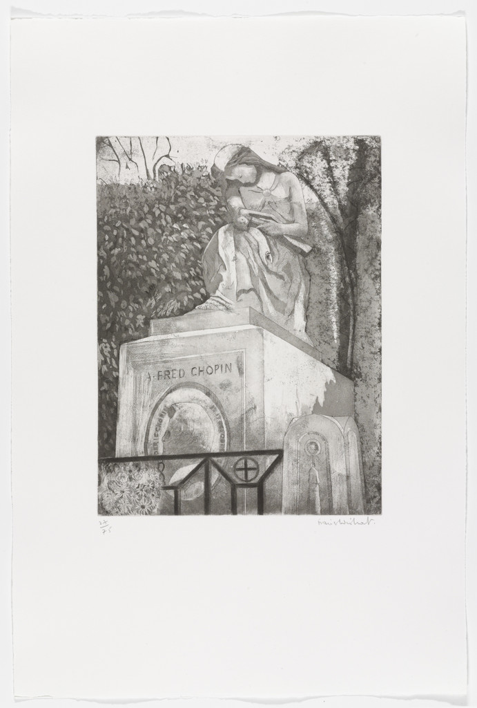 Chopin (plate 17) from Le Pére Lachaise
