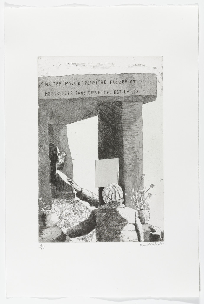 Anonymous (plate 9) from) Le Pére Lachaise