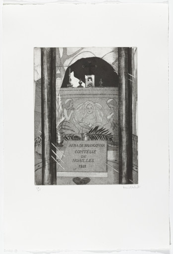 Anna de Brancovan (plate 2) from Le Pére Lachaise