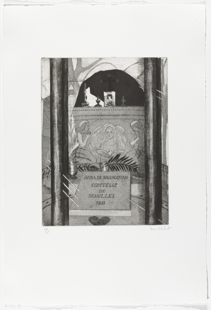 Anna de Brancovan (plate 2) from Le Pére Lachaise