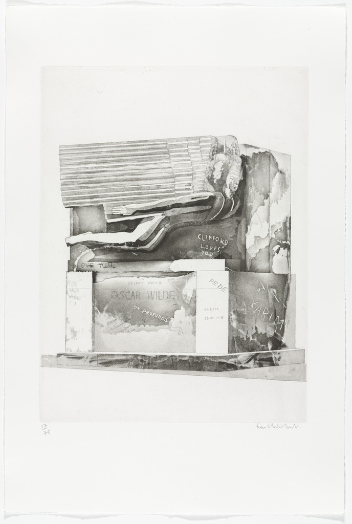 Oscar Wilde (plate 1) from Le Pére Lachaise