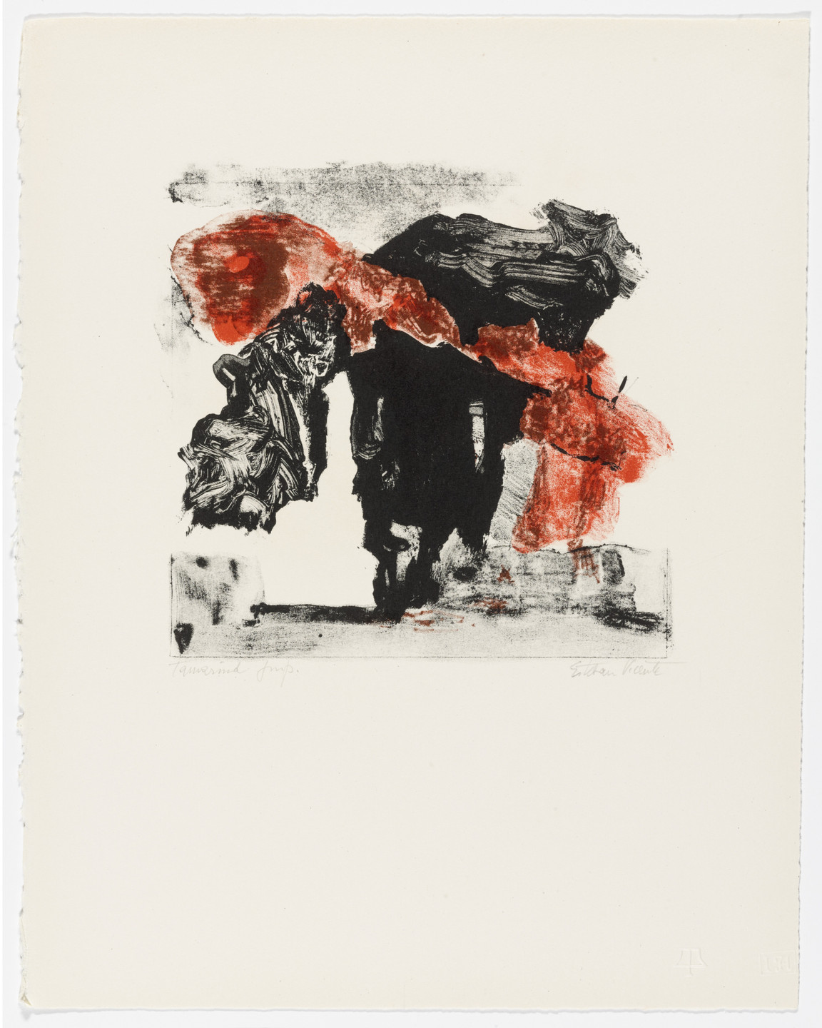 Esteban Vicente. Untitled from the portfolio Five Lithographs. 1962