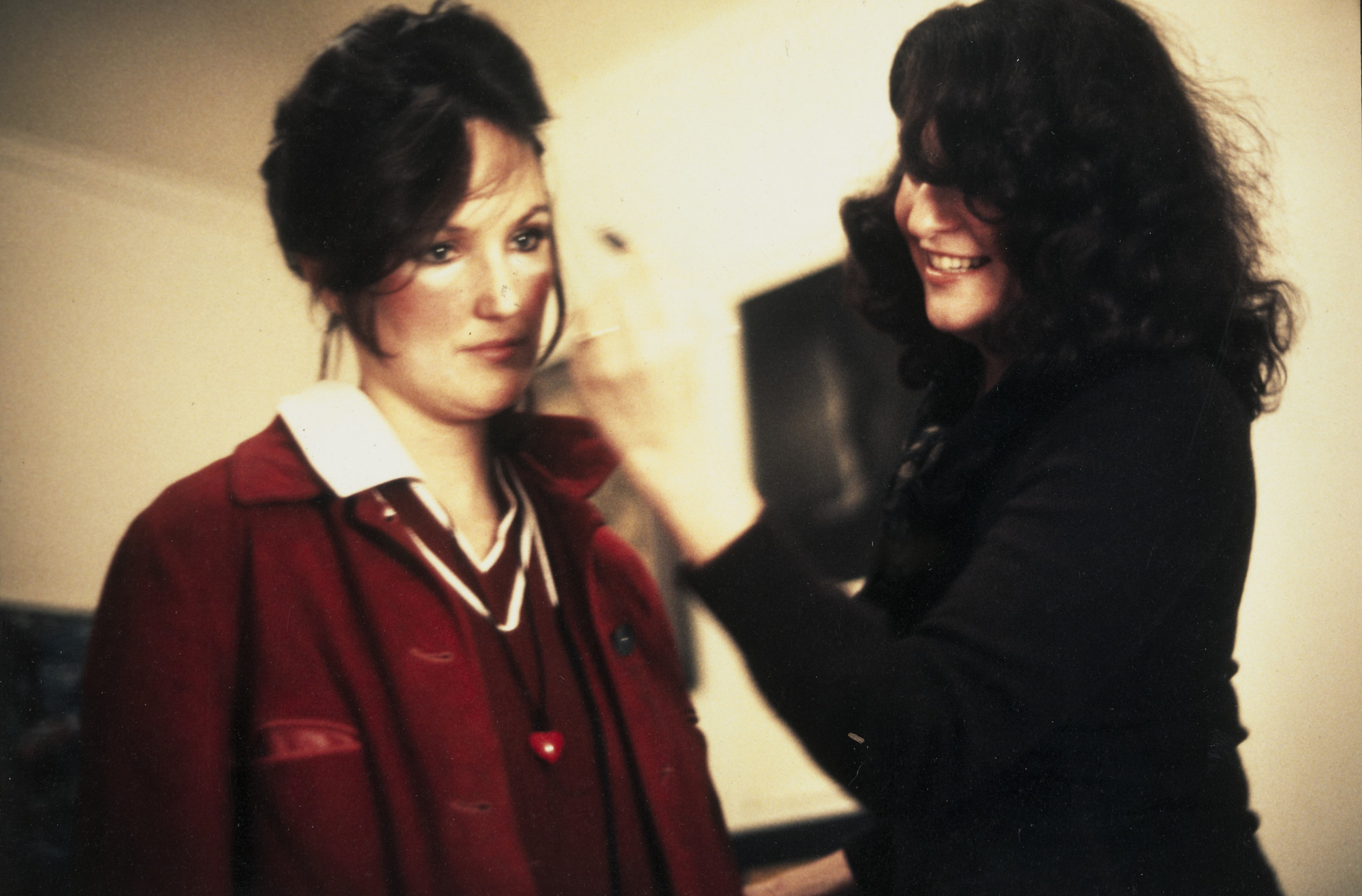 Lynn Hershman Leeson. Lynn Applying Makeup to Kristine Stiles. 1976
