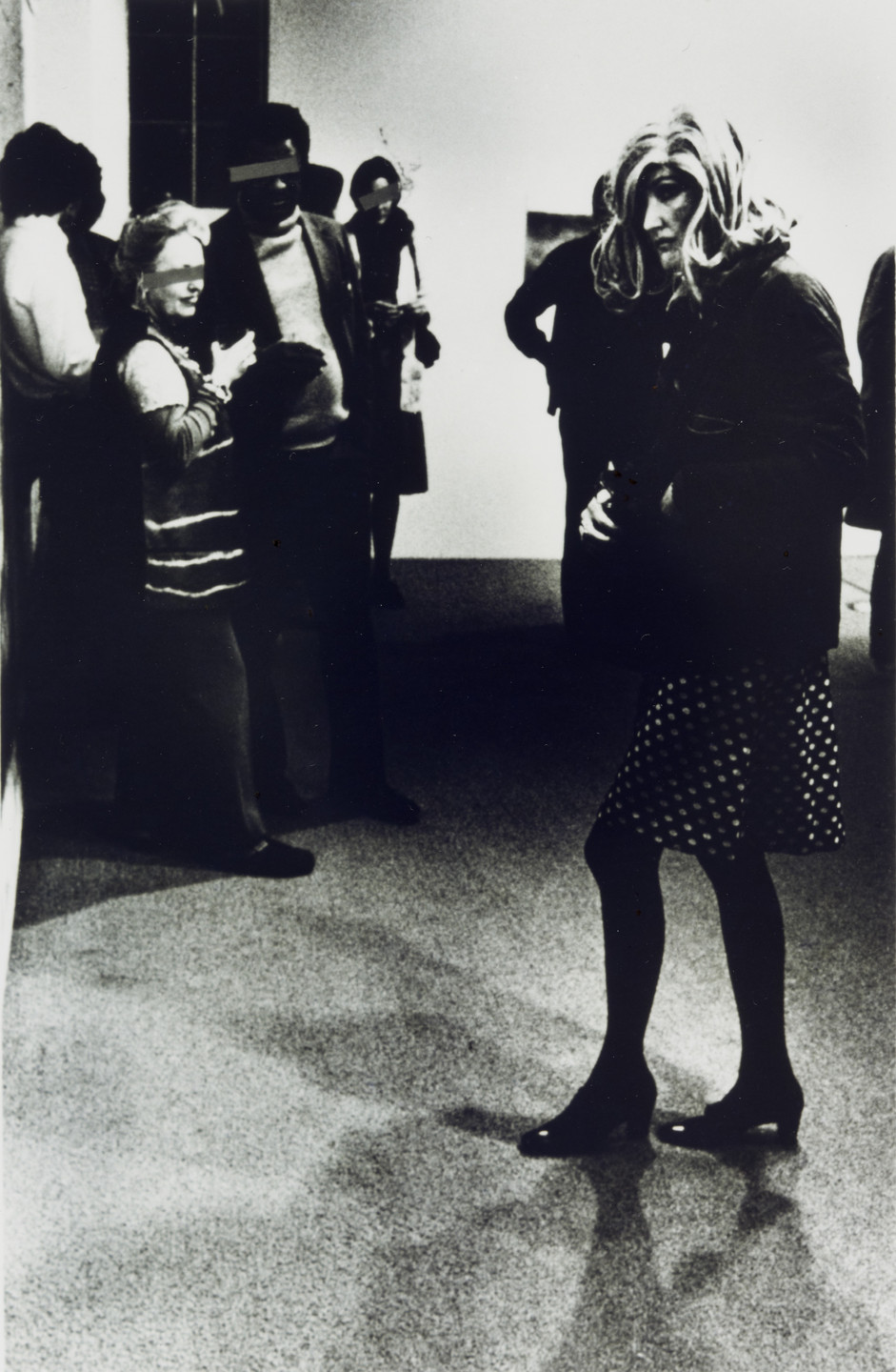 Lynn Hershman Leeson. Kristine Stiles as Roberta Breitmore at Gallery Opening. 1976