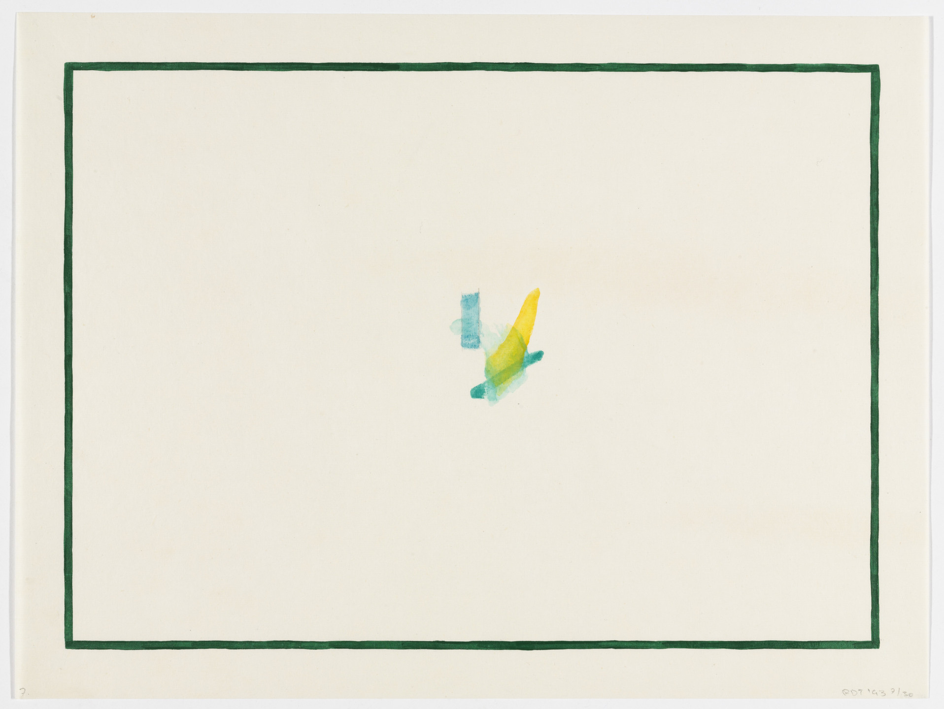 Richard Tuttle. Untitled from Galisteo Paintings. 1993