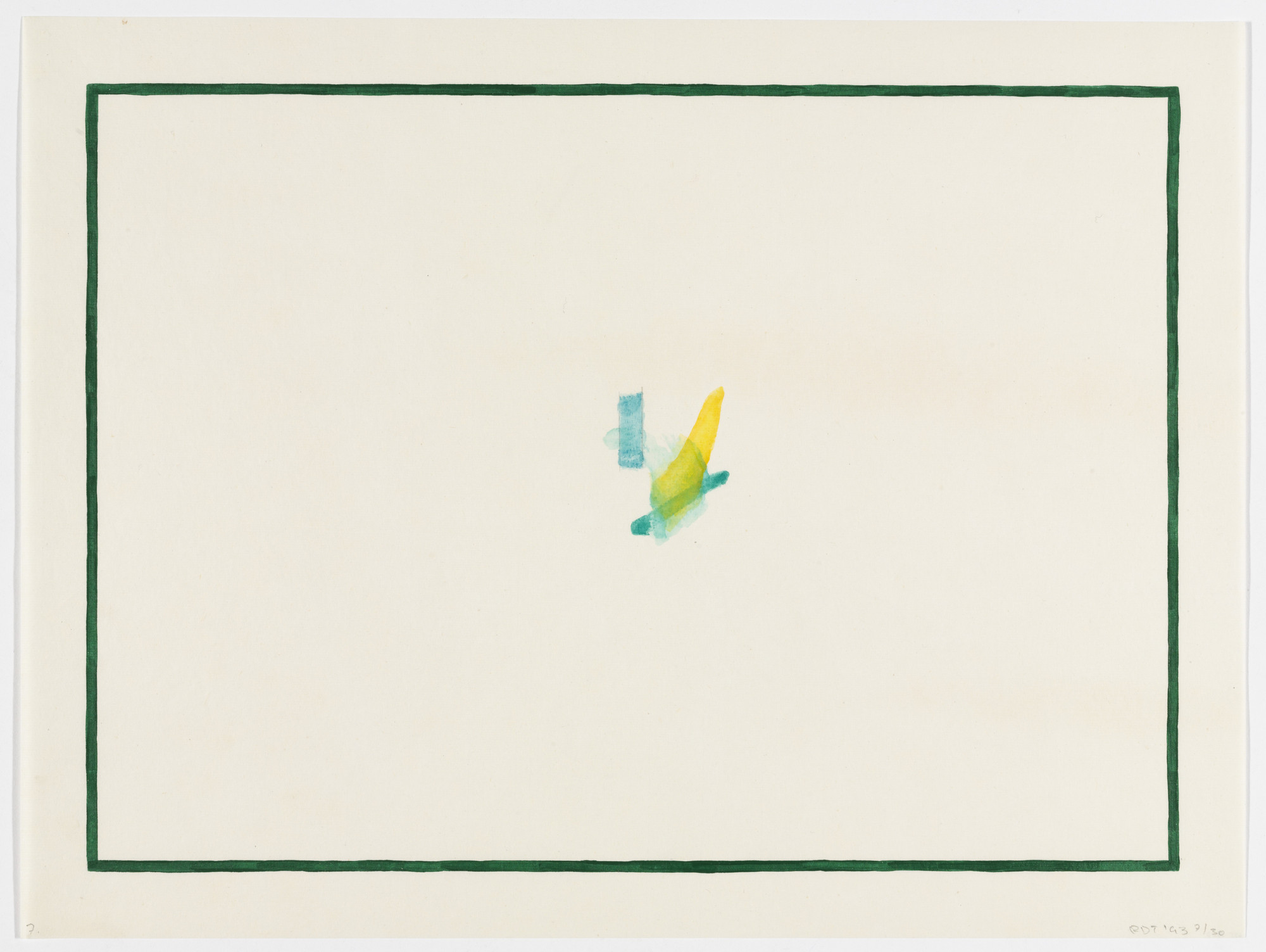 Richard Tuttle. Untitled from Galisteo Paintings