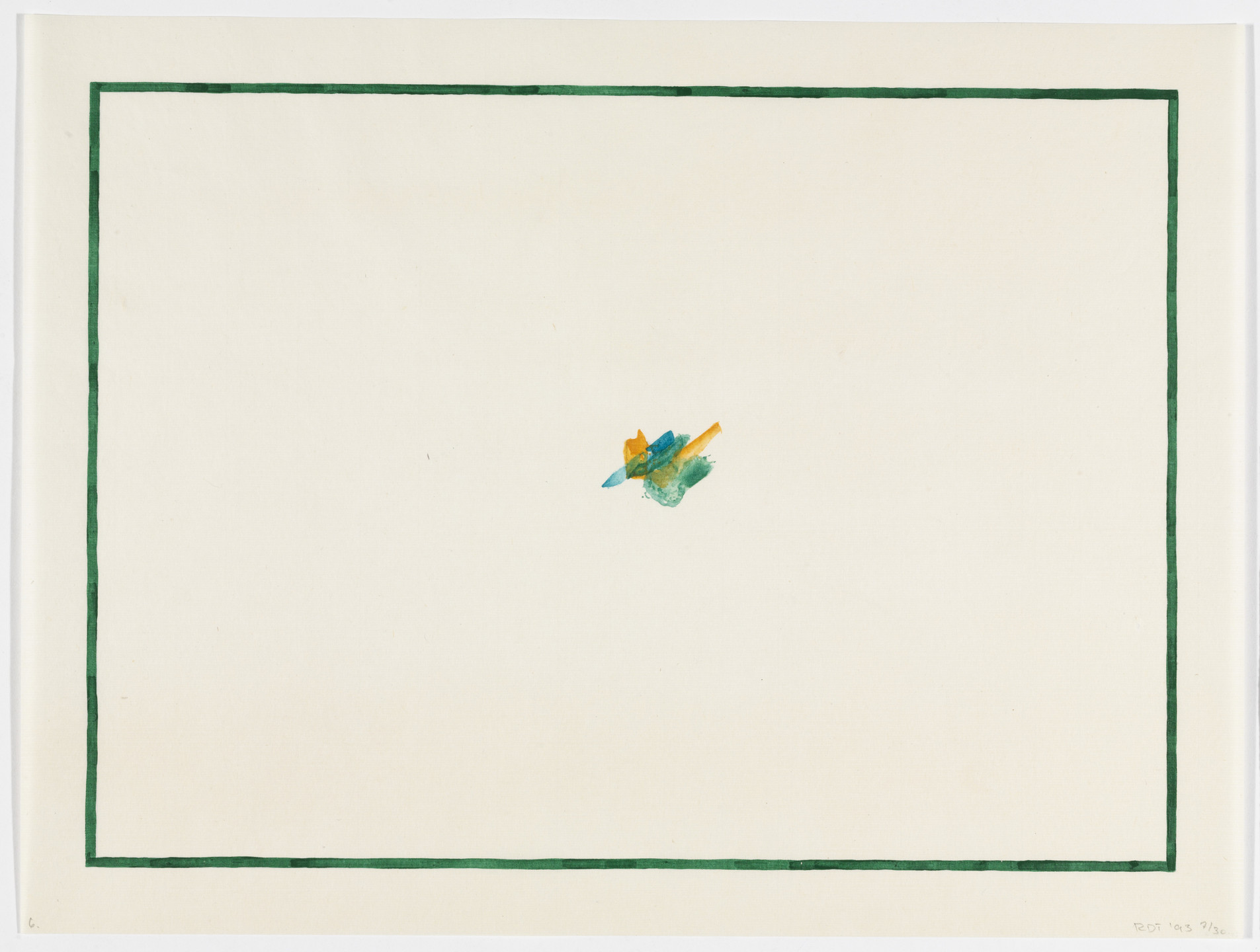 Richard Tuttle. Untitled from Galisteo Paintings. 1993