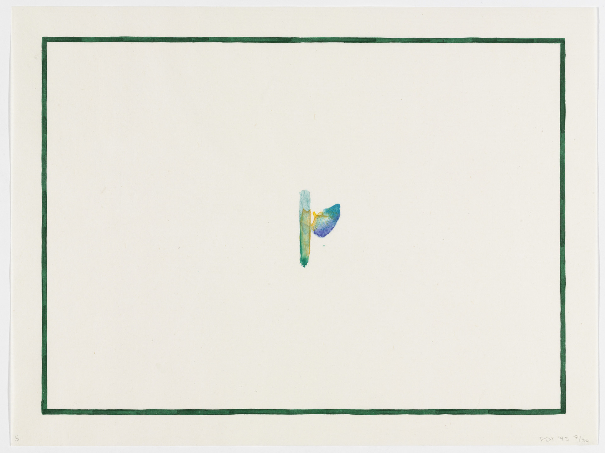Richard Tuttle. Untitled from Galisteo Paintings. 1993