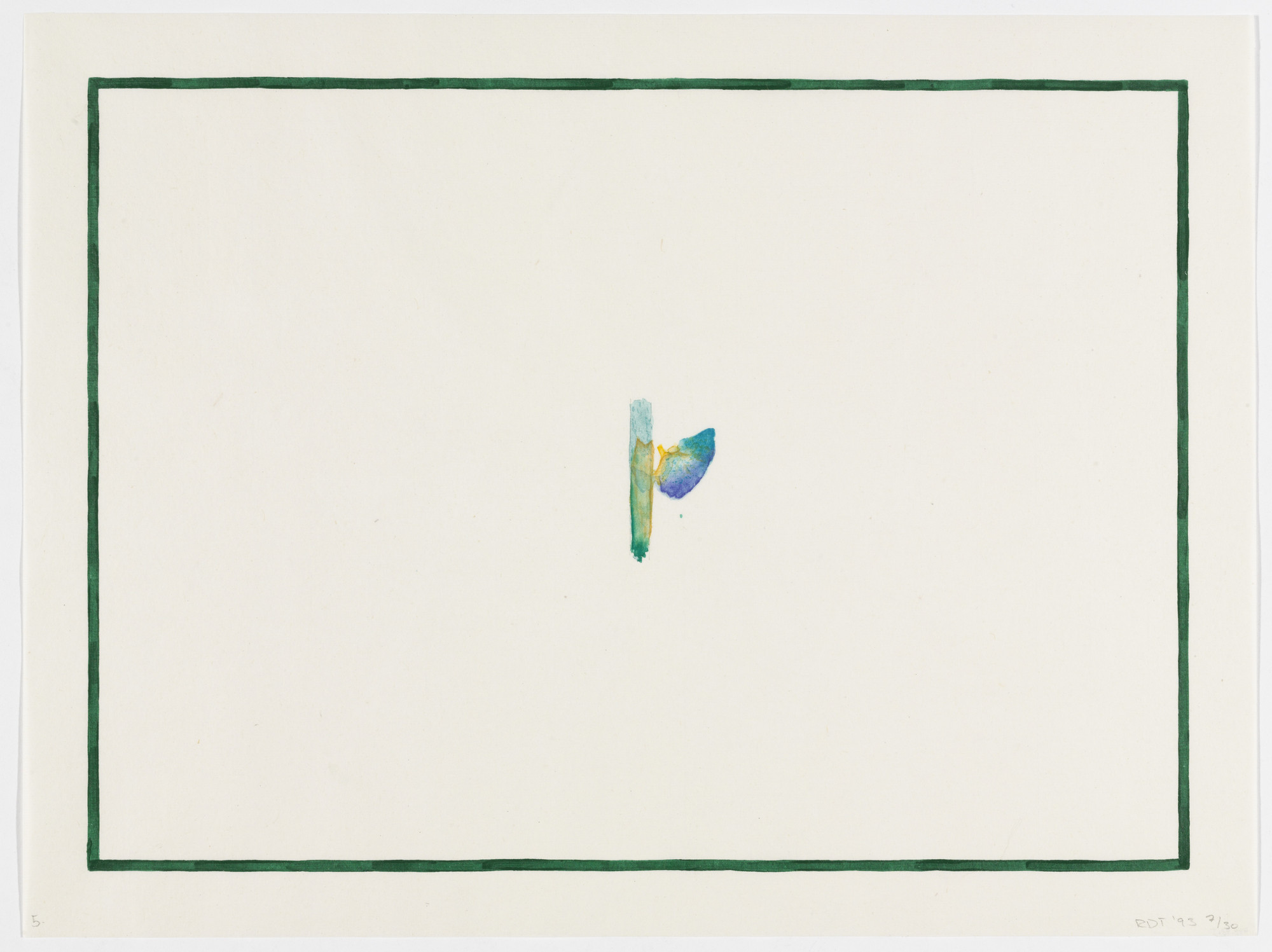 Richard Tuttle. Untitled from Galisteo Paintings
