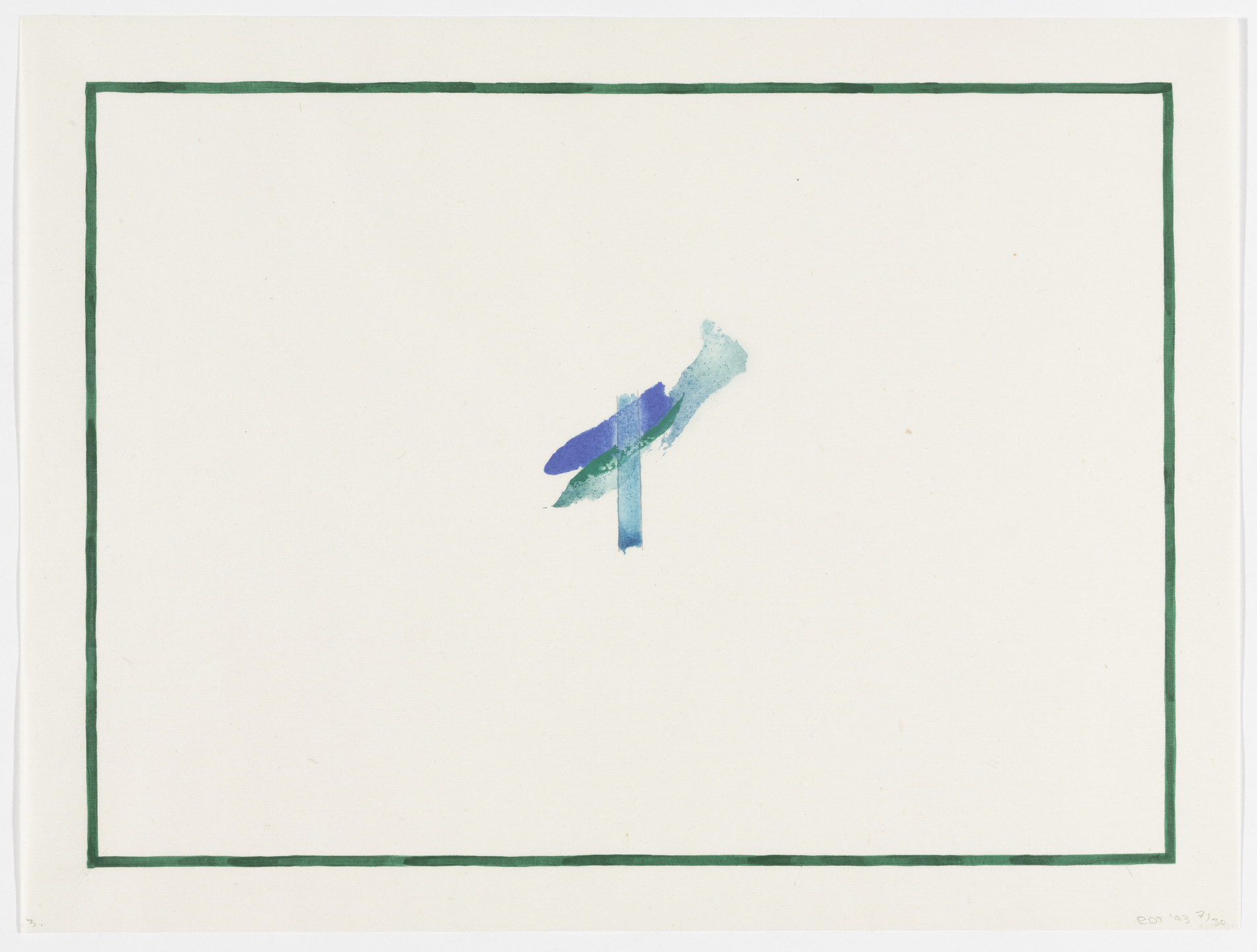 Richard Tuttle. Untitled from Galisteo Paintings. 1993