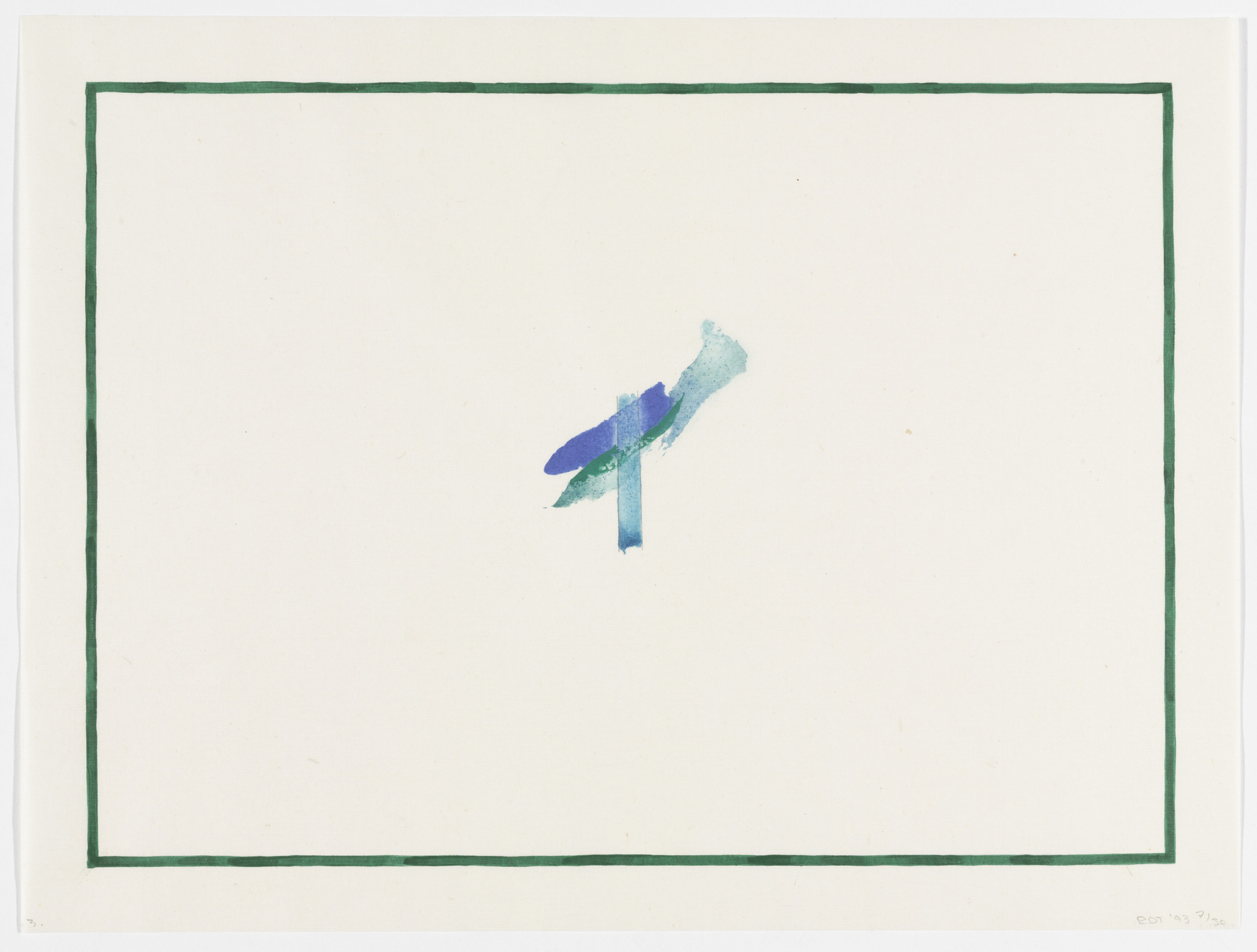 Richard Tuttle. Untitled from Galisteo Paintings