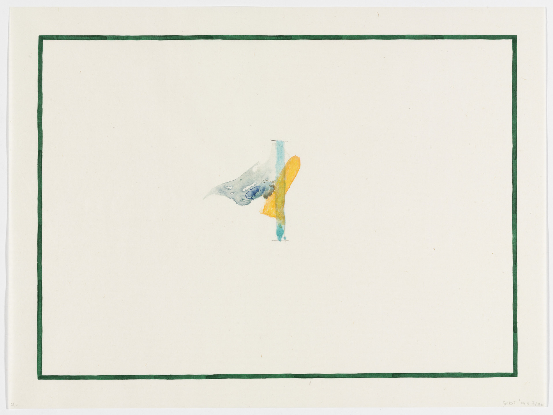 Richard Tuttle. Untitled from Galisteo Paintings. 1993